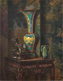 Hubert Vos - Hubert Vos | Still Life of Chinese Objects