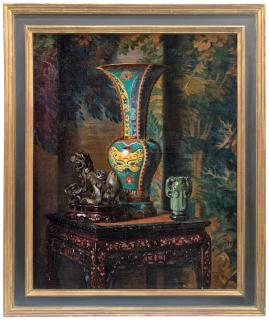 Hubert Vos - Qing Palace Porcelain (Painted In 1923)