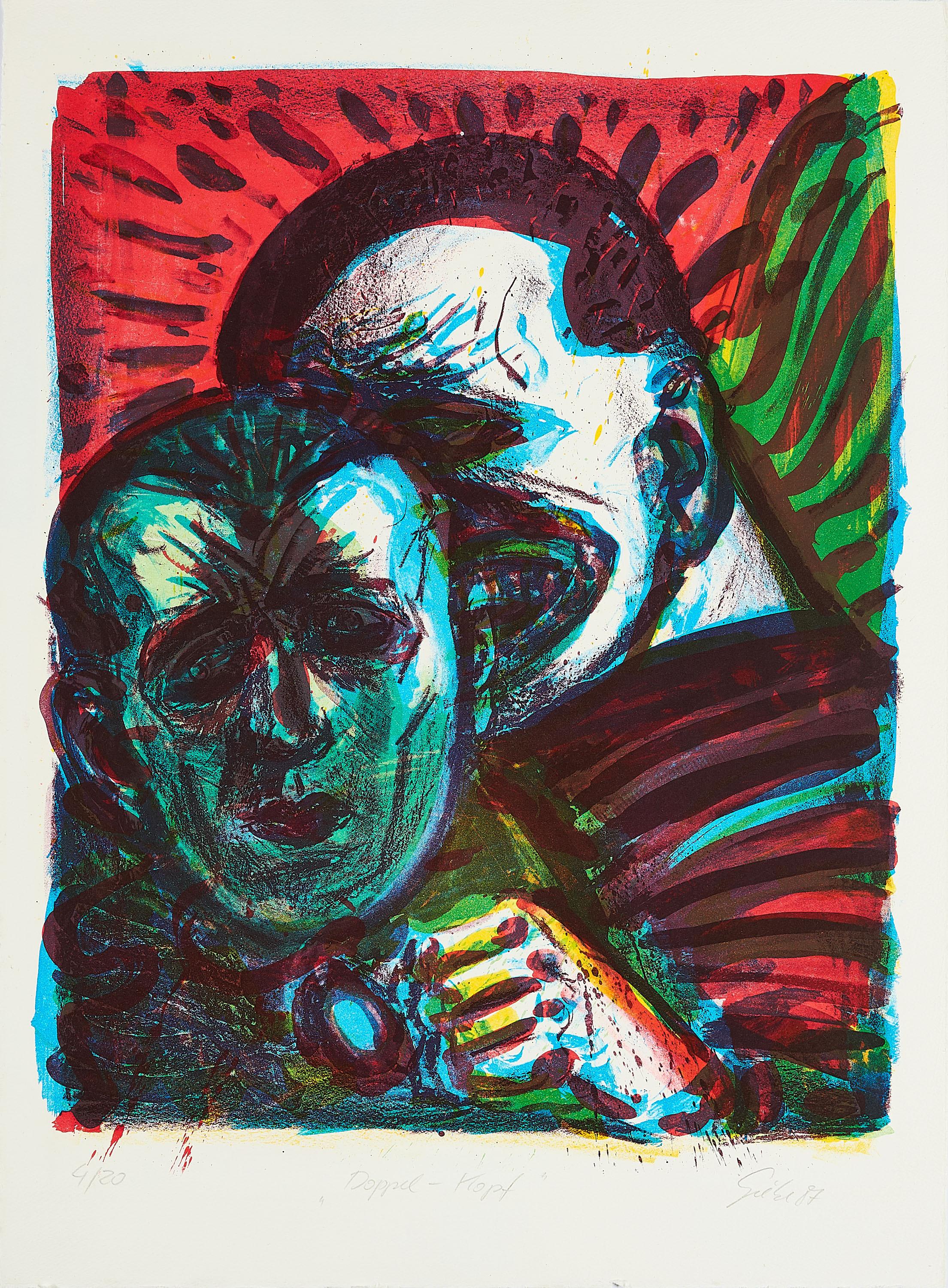 Hubertus Giebe - Doppel-Kopf.