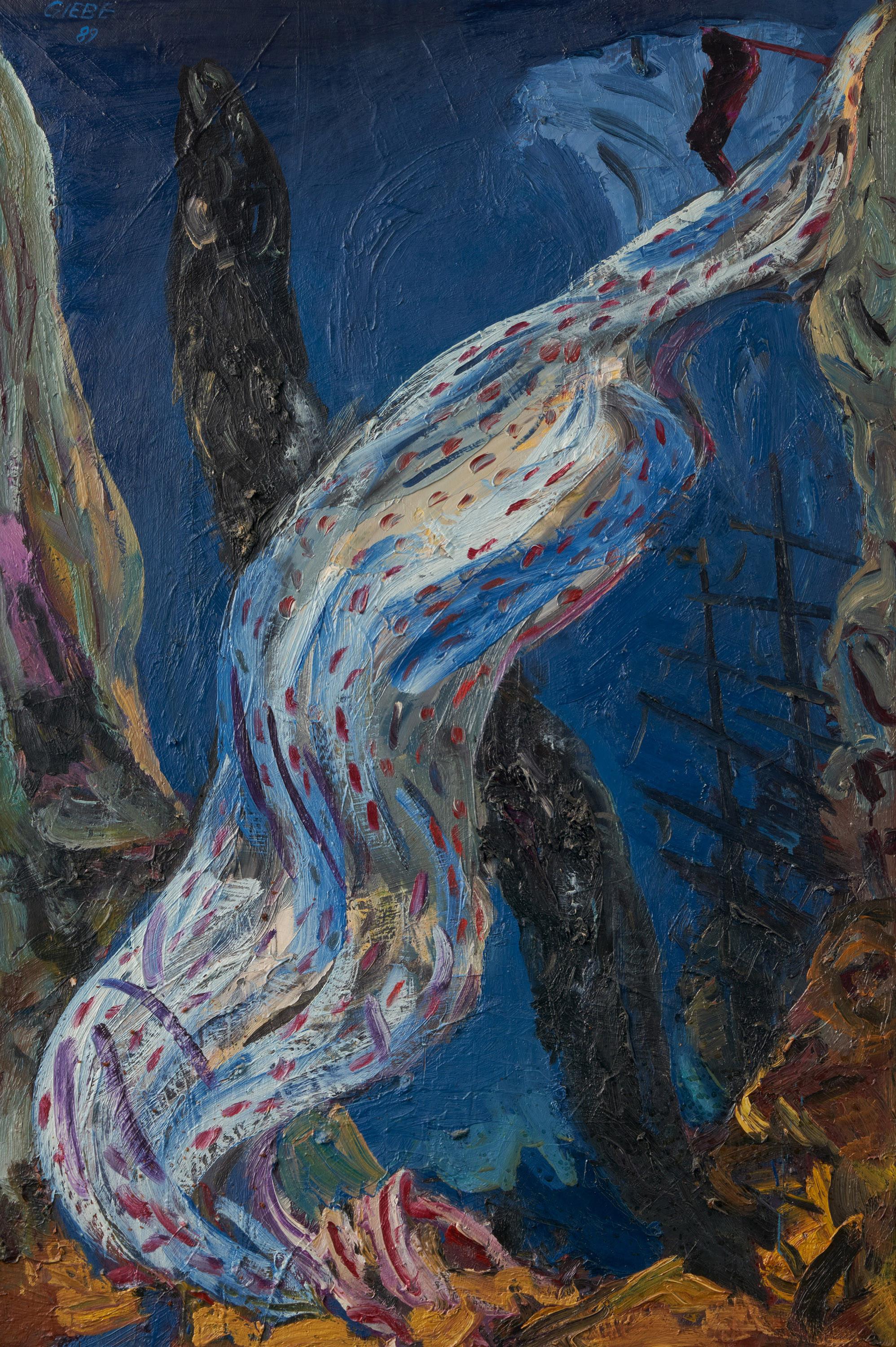 Hubertus Giebe - Ohne Titel (Der Aal).