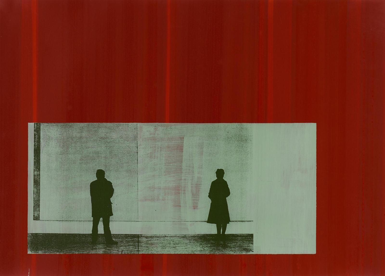 Hubertus Reichert - Ohne Titel (rosa rot)