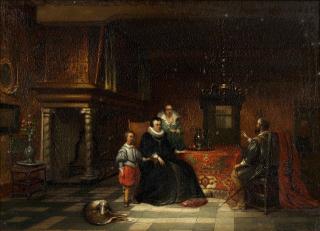 Hubertus van Hove - The widow\'s support