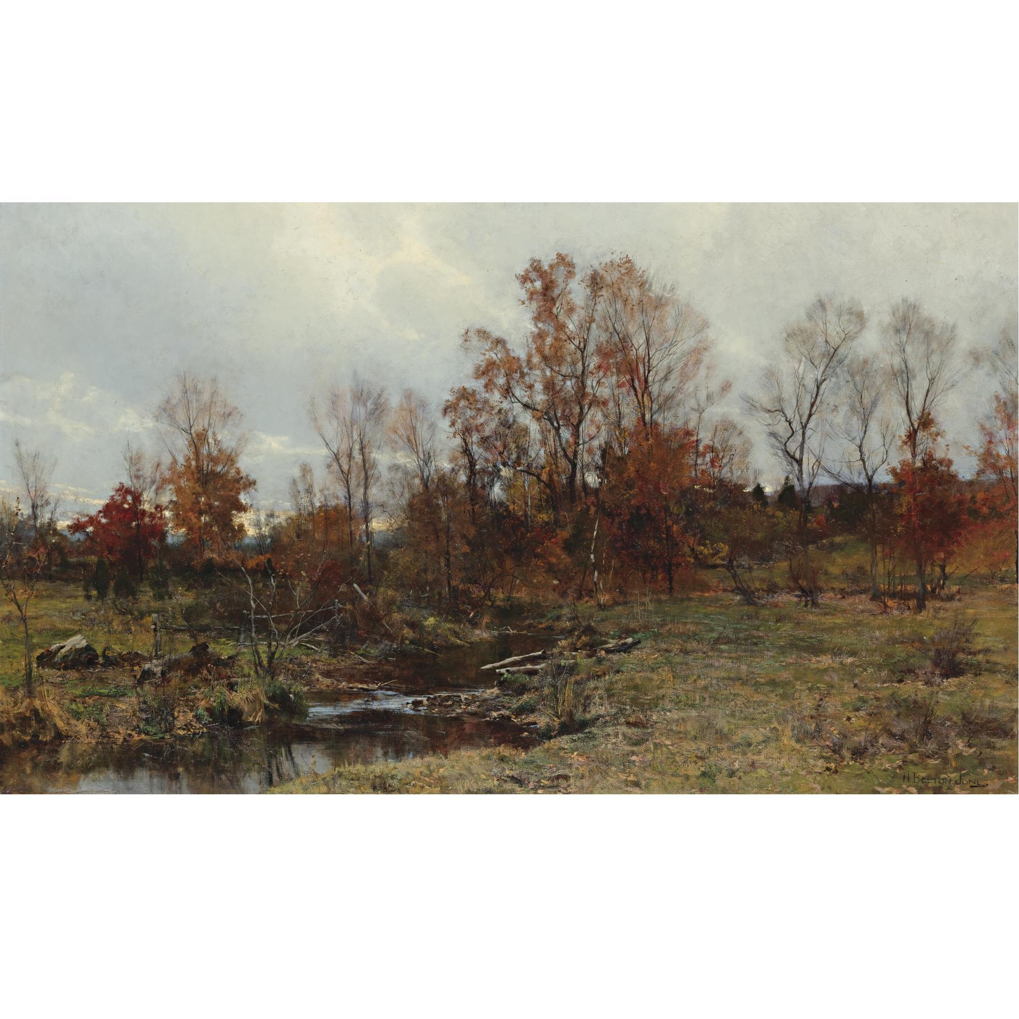Hugh Bolton Jones - Brook in Autumn