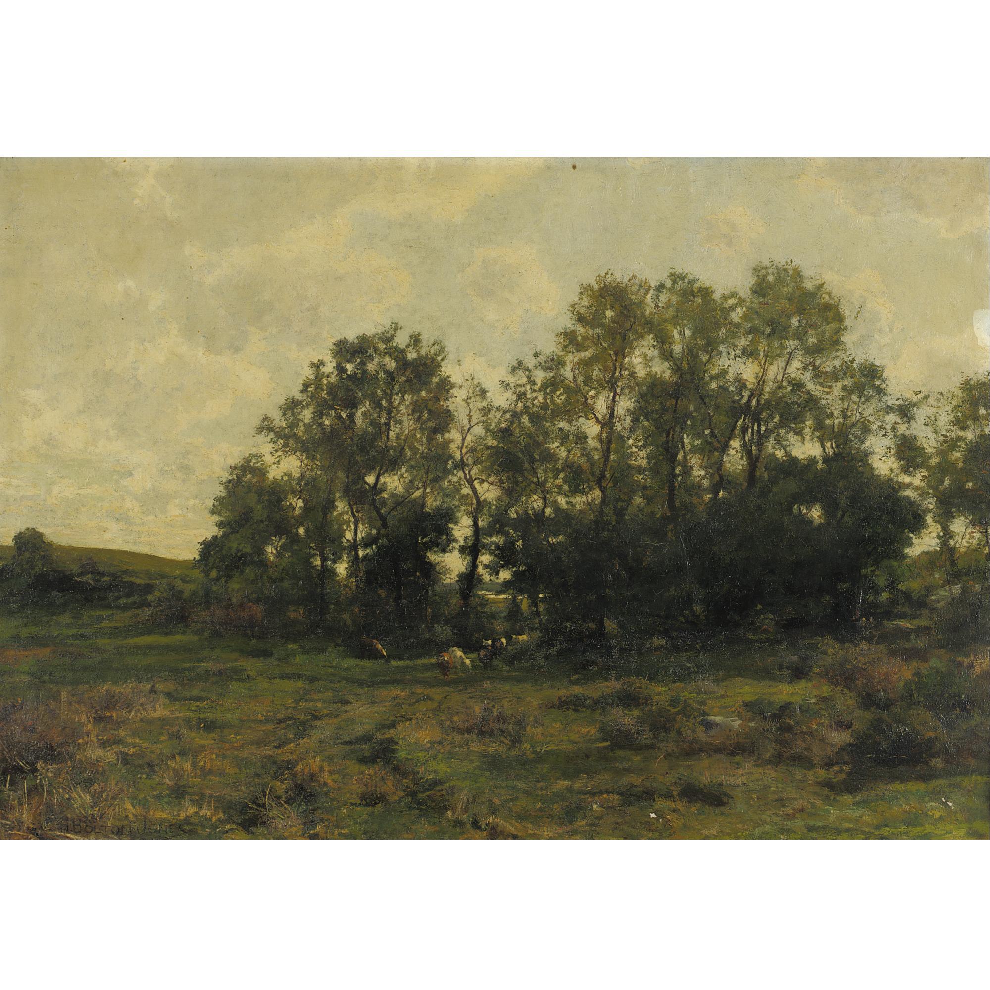 Hugh Bolton Jones - Landscape With Cattle