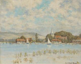 Hugh Boycott Brown, R.S.M.A. - Bosham Harbour