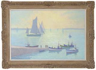 Hugh Boycott-Brown, R.S.M.A. - Misty morning Fouesnant, Brittany