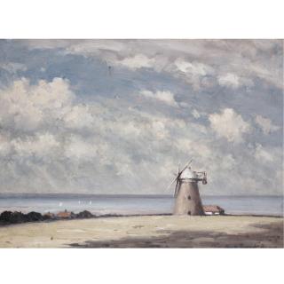 Hugh Boycott Brown - A Suffolk Windmill; Morning At Pin Mill