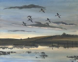 Hugh C. Monahan - The First Flight, Gloucestershire