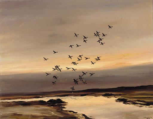 Hugh C. Monahan - Widgeon Going Off