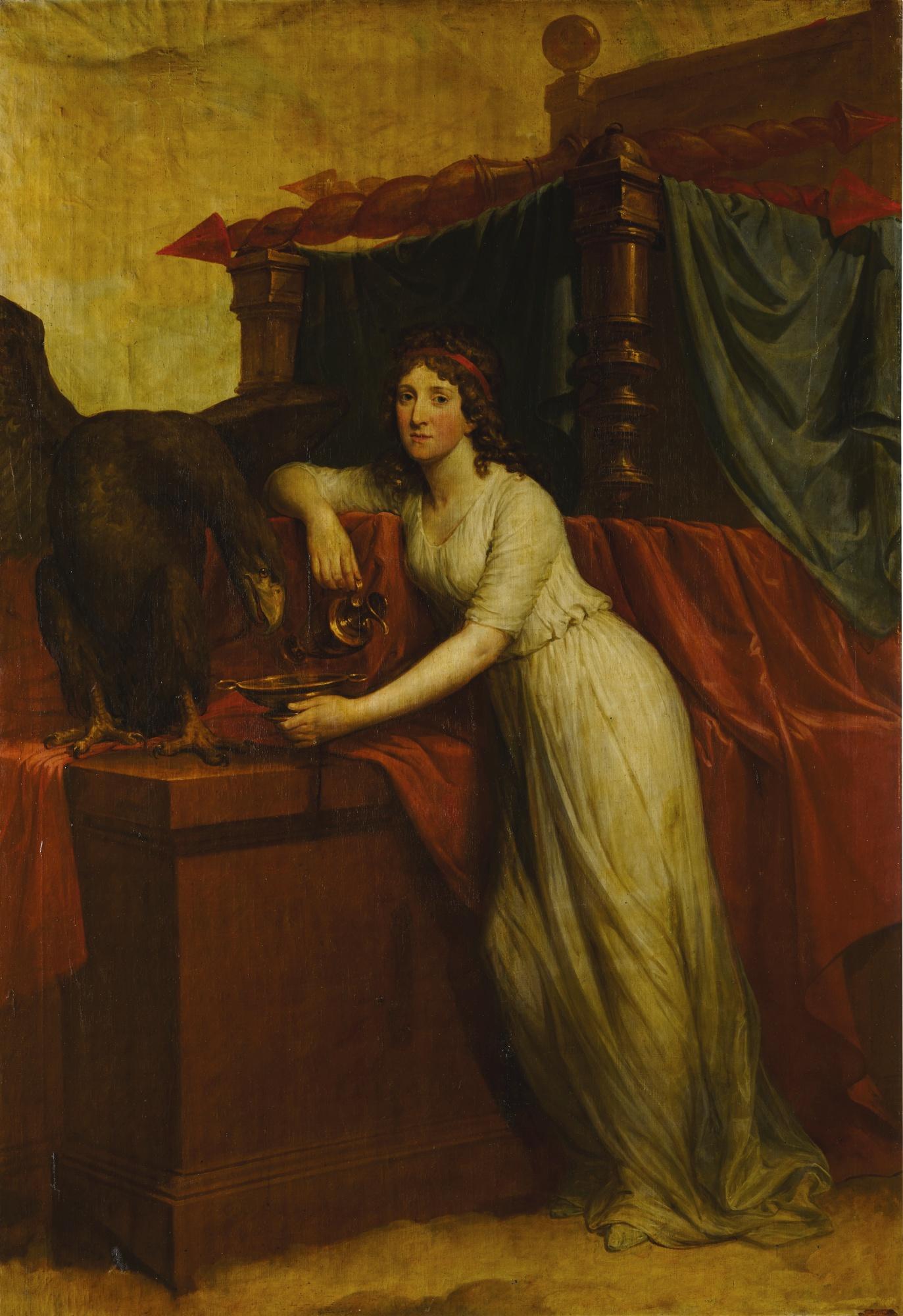 Hugh Douglas Hamilton - Portrait Of Elizabeth, Countess Of Aldborough, As Hebe