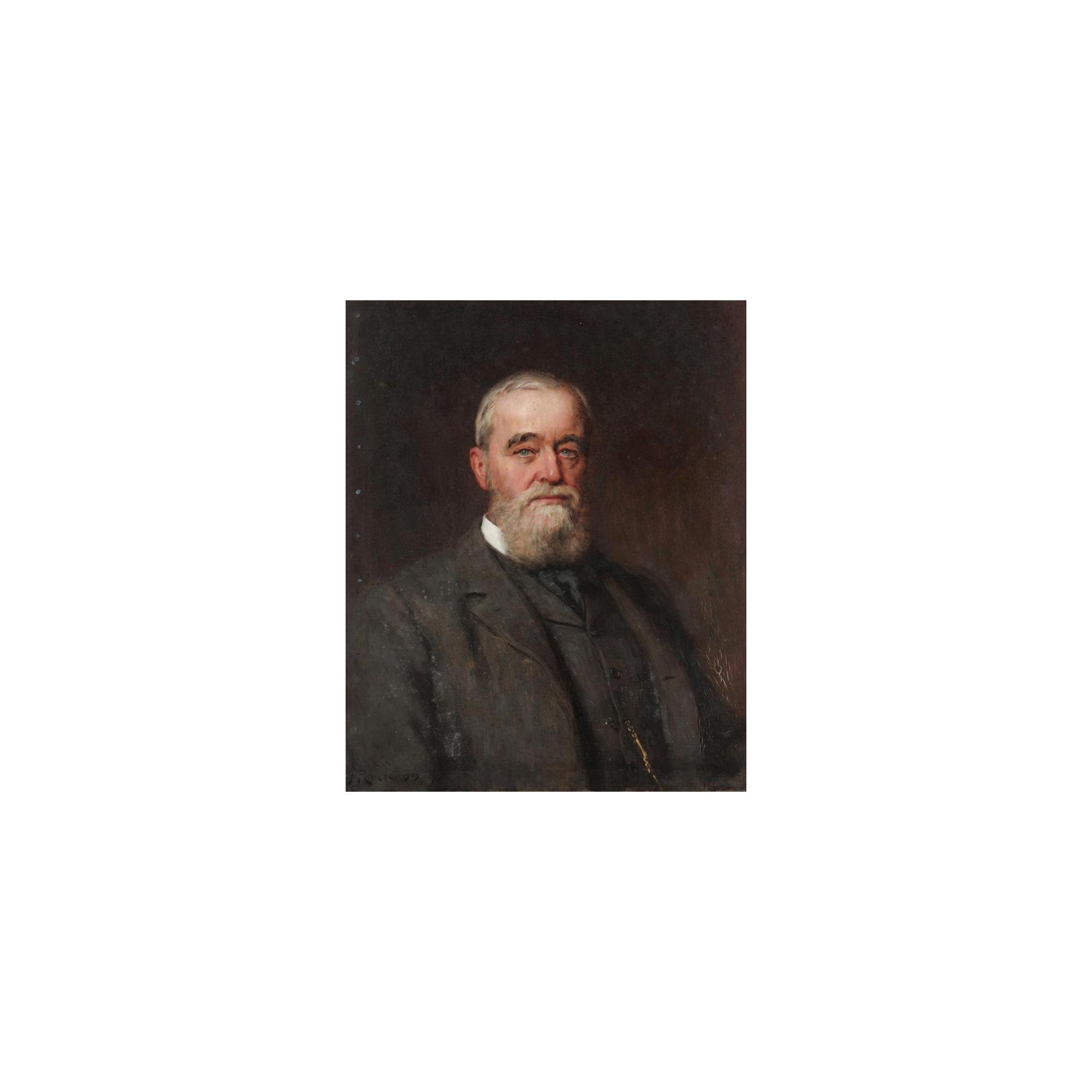 Hugh Goldwin Riviere - A Portrait Of Sir Spencer Walpole (1839-1907), Son Of Spencer Horatio Walpole