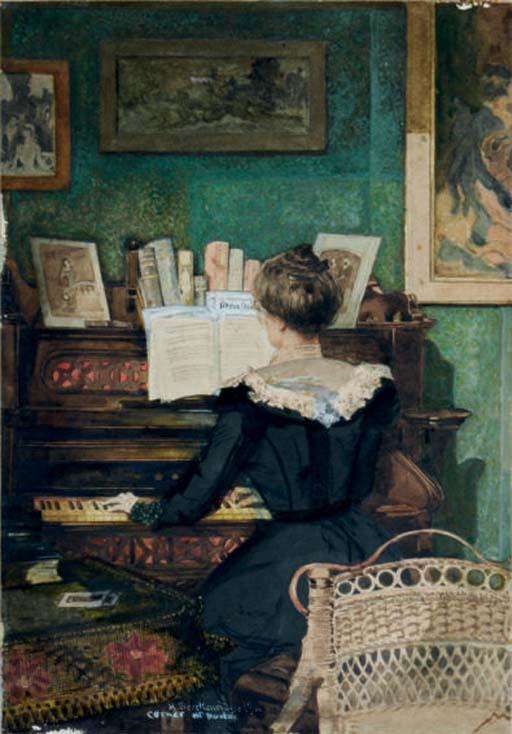 Hugh Henry Breckenridge - Corner of the Parlor