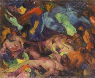 Hugh Henry Breckenridge - Study for \'War\'