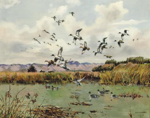 Hugh Monahan - The Flight; And A Companion Painting