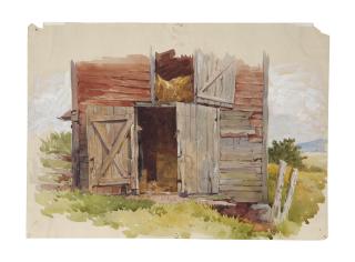 Hugh Newell - The hay shed