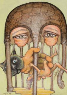 Hugh Weiss - The Siamese Hand; Sans titre