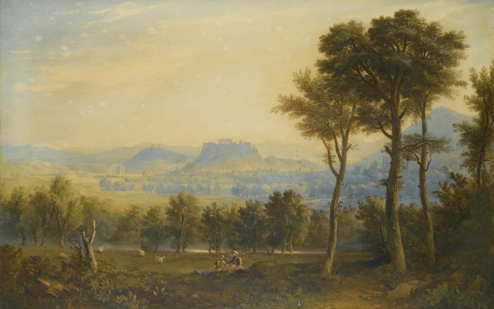 Hugh William \'Grecian\' Williams - An Extensive View Of Athens From Illissus, Greece