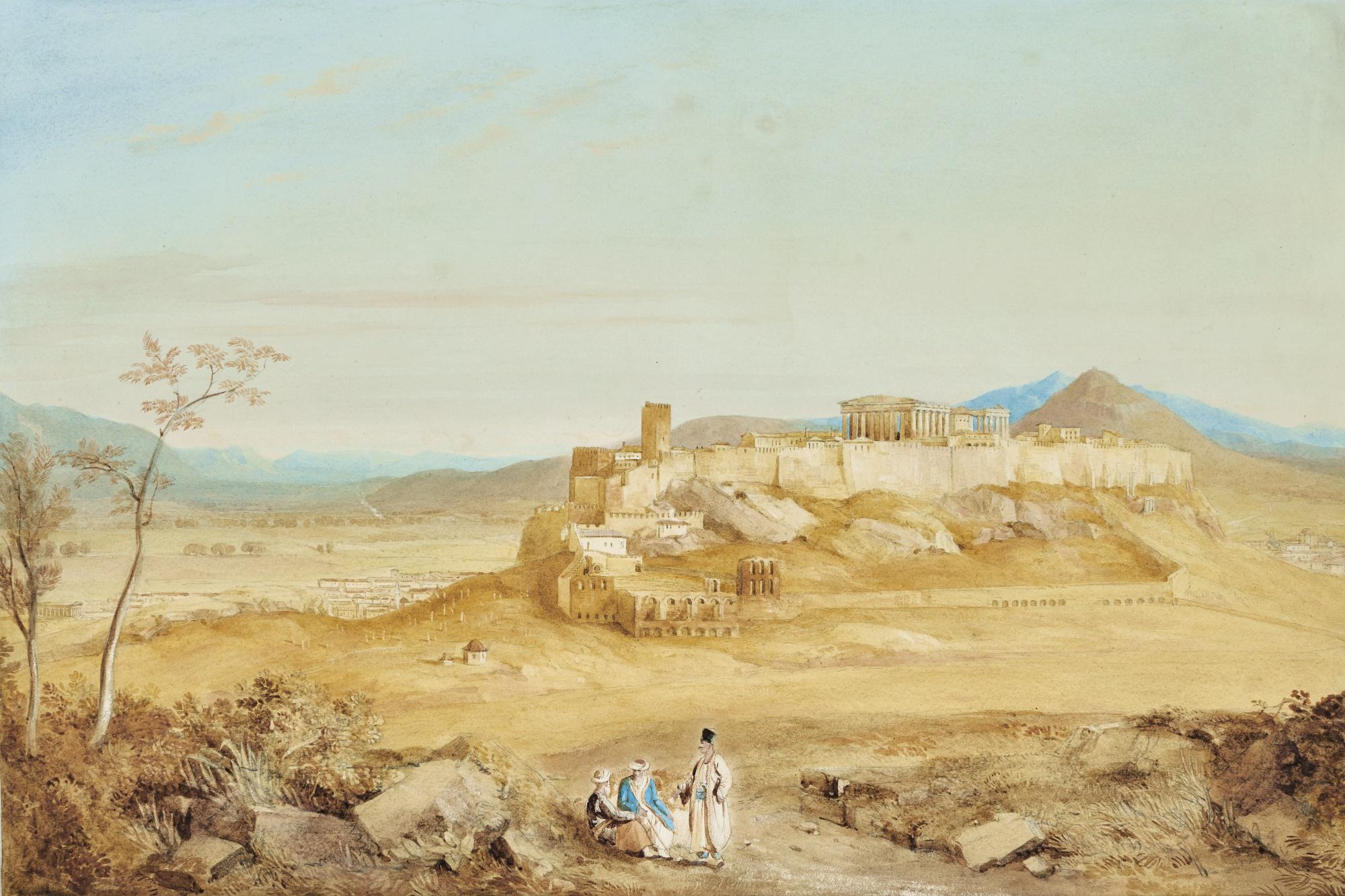 Hugh William \'Grecian\' Williams - An Extensive View Of The Acropolis And Athens