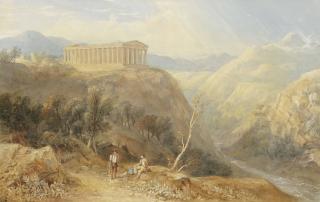 Hugh William \'Grecian\' Williams - The Temple of Concordia, Agrigento, Sicily