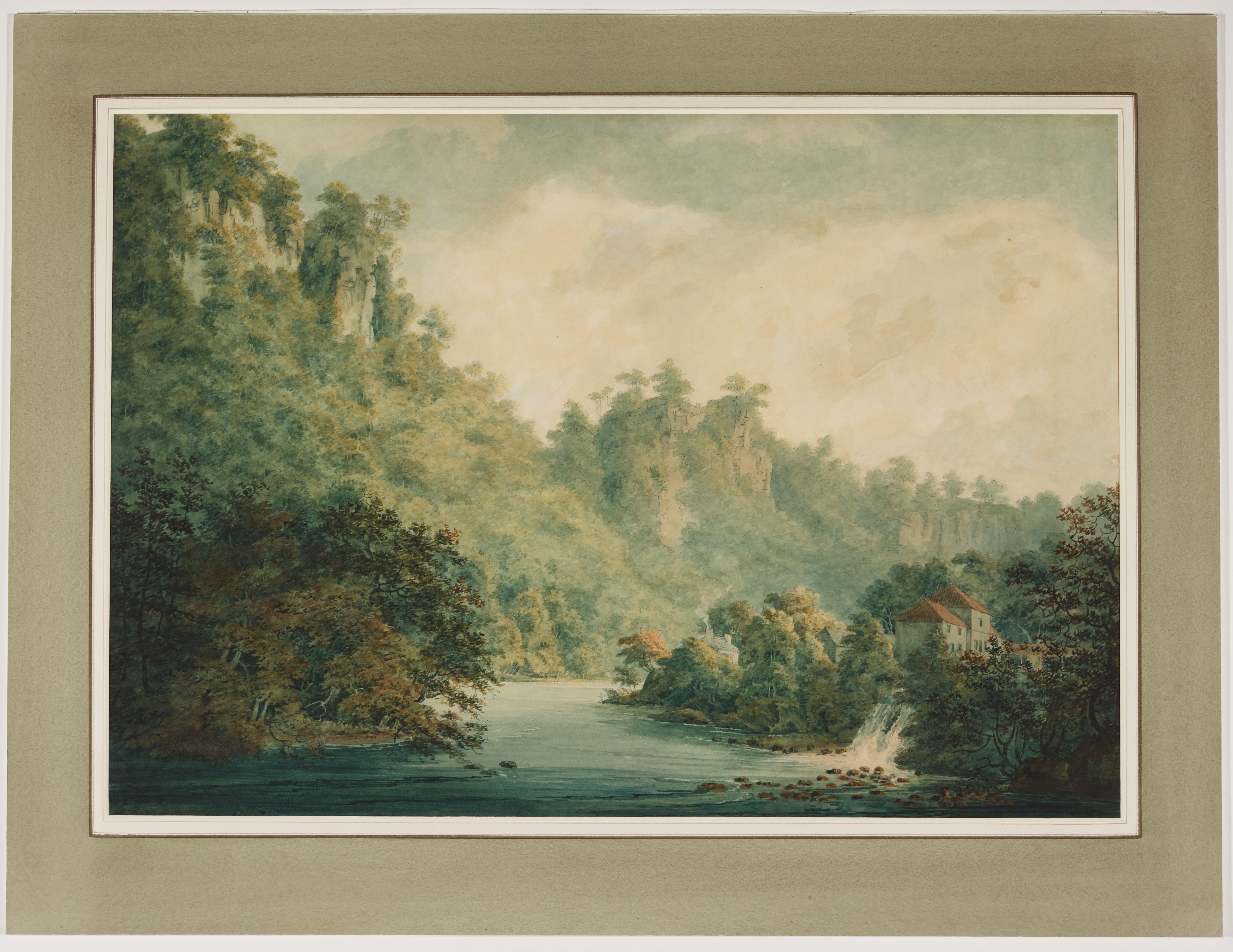 Hugh William Williams - A River Scene, Possibly Scotland