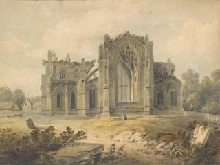 Hugh William Williams - A ruined abbey
