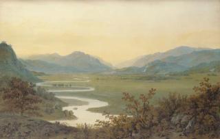 Hugh William Williams - View of Strathearn and Comrie, Perthshire