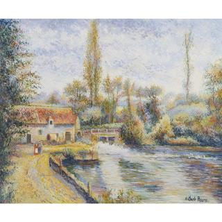 Hughes Claude Pissarro - Ferme Au Bord De L\'Eau