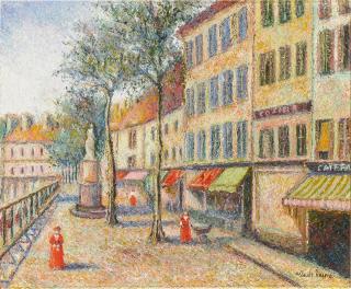 Hughes Claude Pissarro - Place Notre Dame À Pontoise