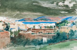 Hugo Backmansson - Evening Sun In Tanger.