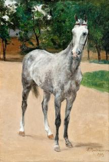 Hugo Backmansson - The Gray Horse.