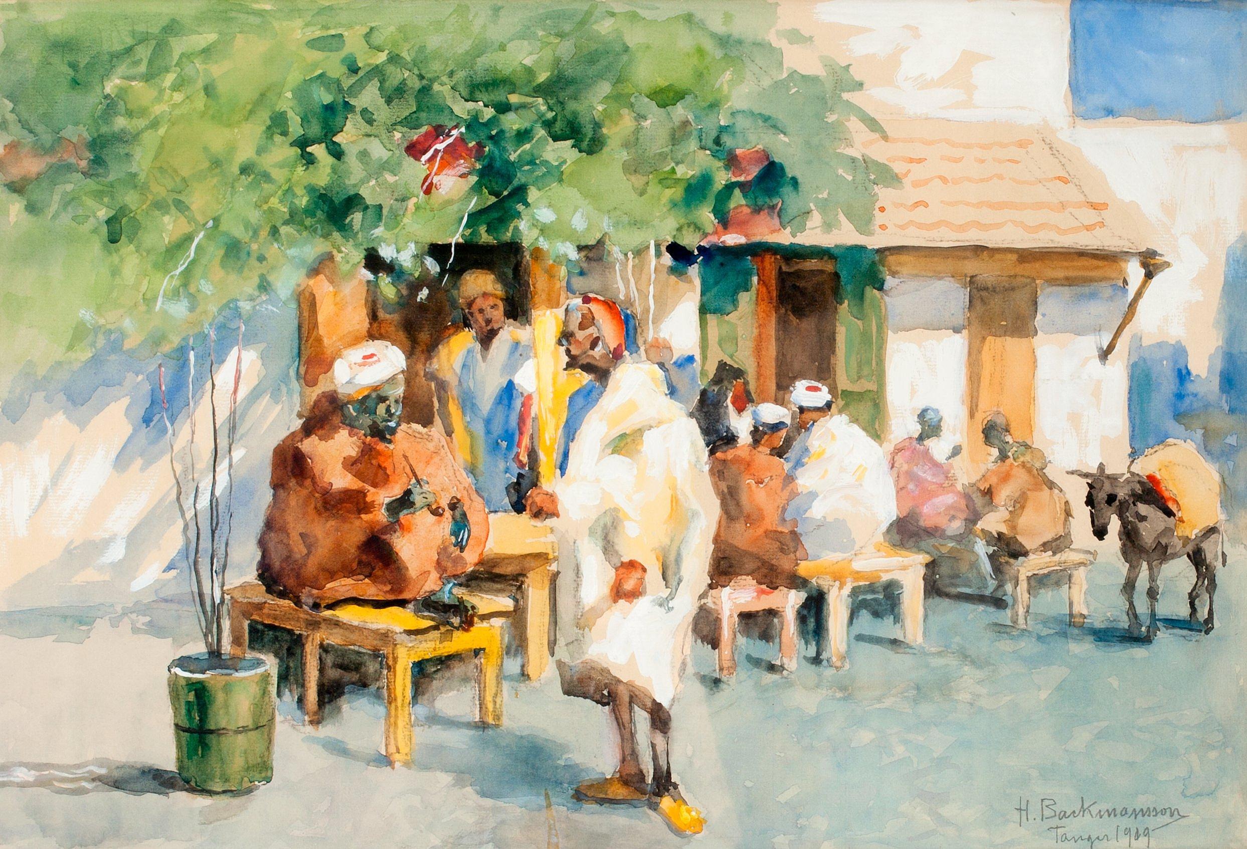 Hugo Backmansson - View From Tangier.