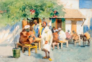 Hugo Backmansson - View From Tangier.