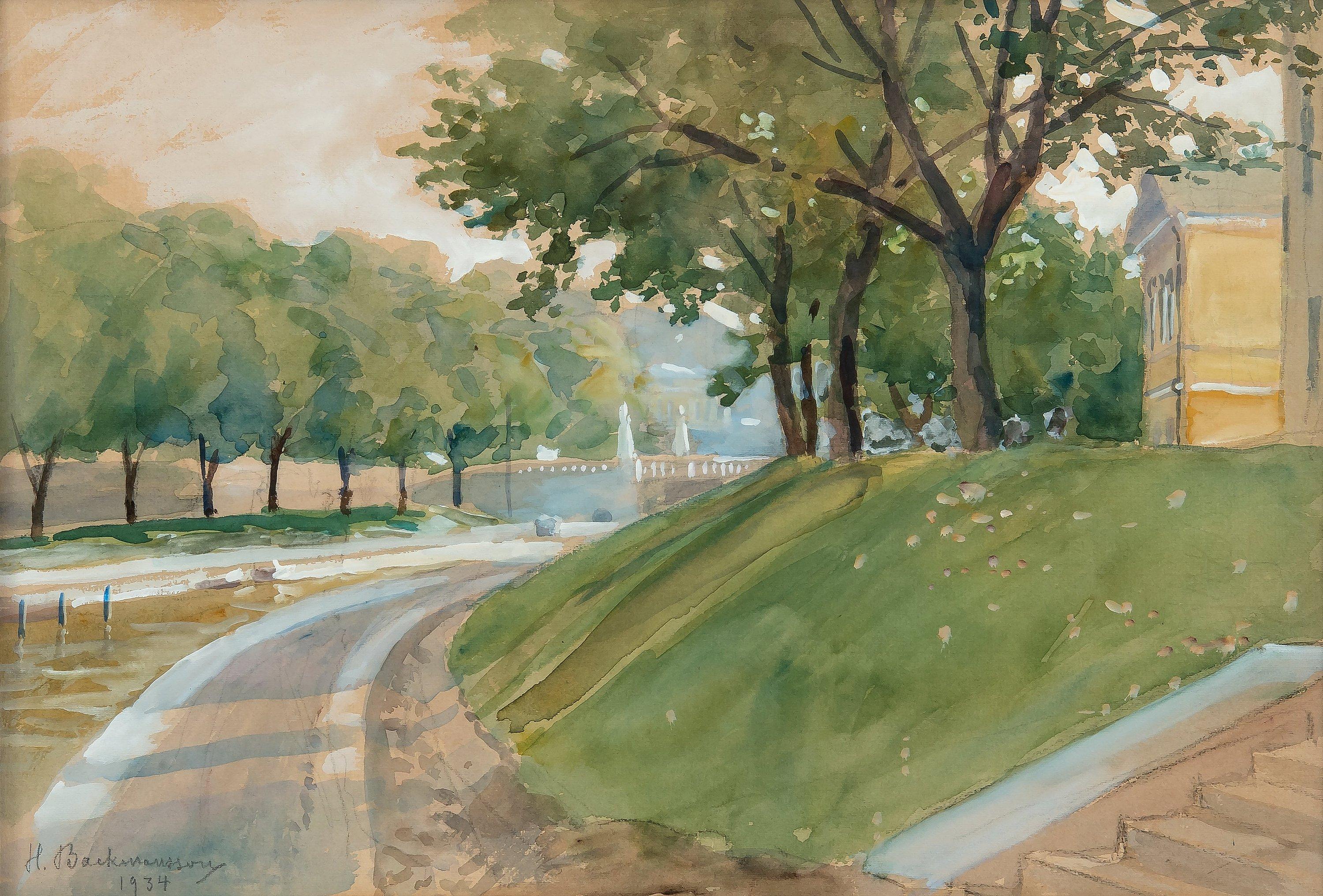 Hugo Backmansson - View From Turku.