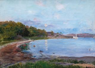 Hugo Birger - Coastal scene from Särö, on the west coast of Sweden