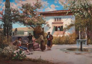 Hugo Birger - \'Spåkvinnan vid La Mesquita\' (The fortune teller at La Mesquita)