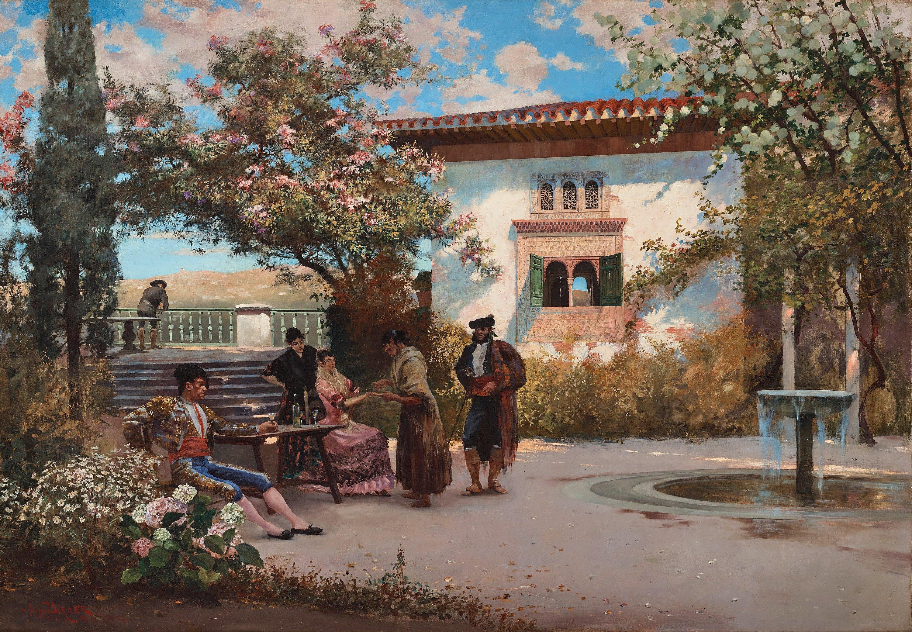 Hugo Birger - \'Spåkvinnan vid La Mesquita\' (The fortune teller at La Mesquita)