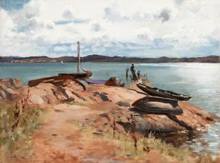 Hugo Birger - Summer day, Lysekil