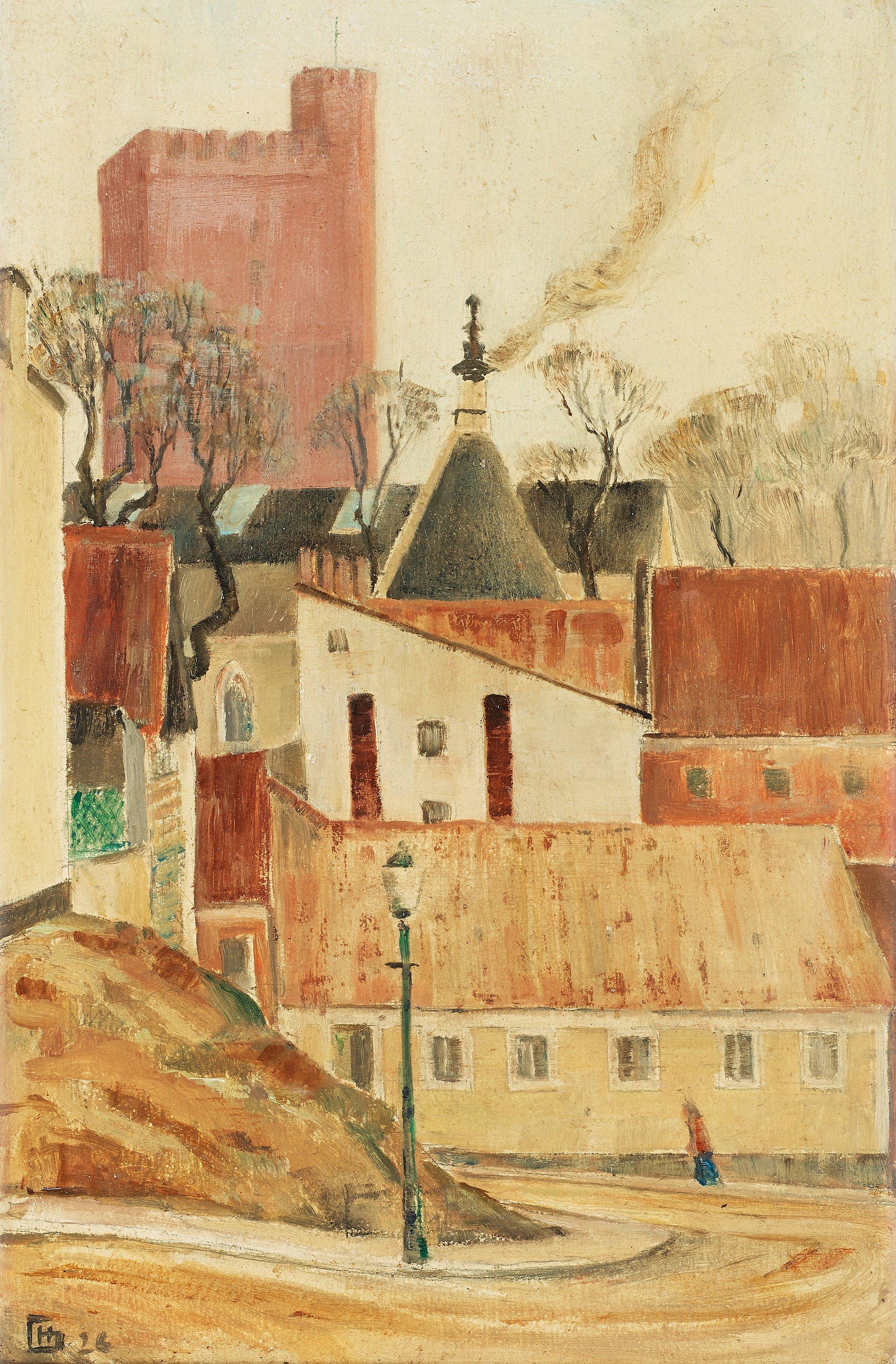 Hugo Gehlin - Motif from Helsingborg, Sweden