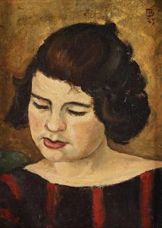 Hugo Gehlin - Portrait depicting Esther (the wife of the artist)