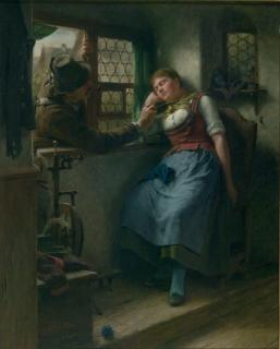 Hugo Kauffmann - Der gestörte Schlummer.