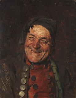 Hugo Kauffmann - Lachender Bauer