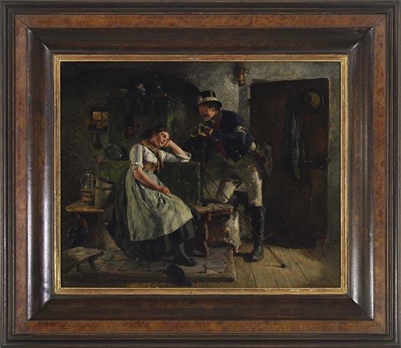 Hugo Kauffmann - Postillion und schlafendes Mädel