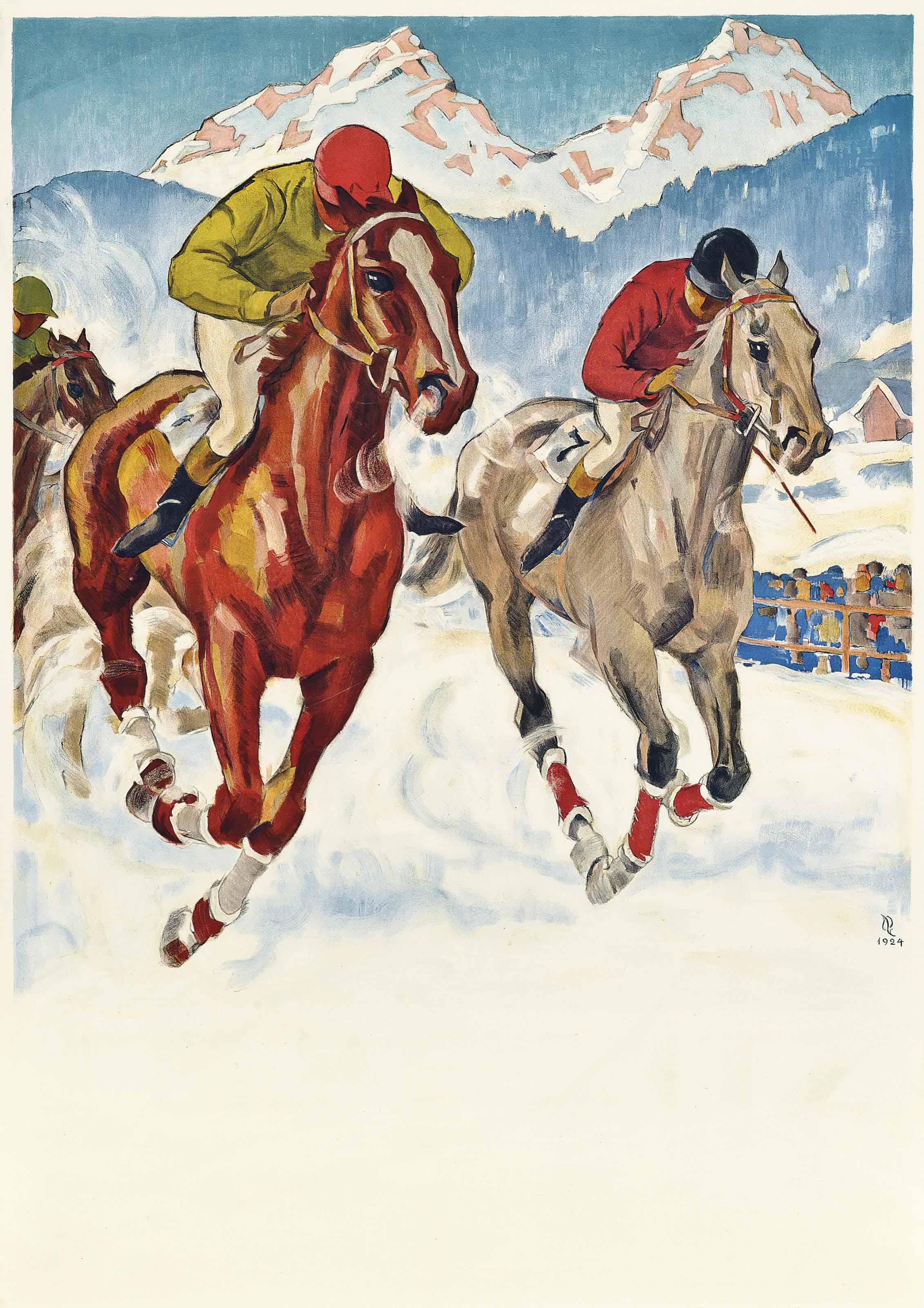 Hugo Laubi - St. Moritz (Before Letters)