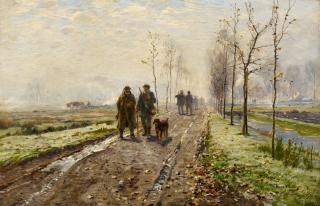 Hugo Mühlig - Aufbruch zur Jagd