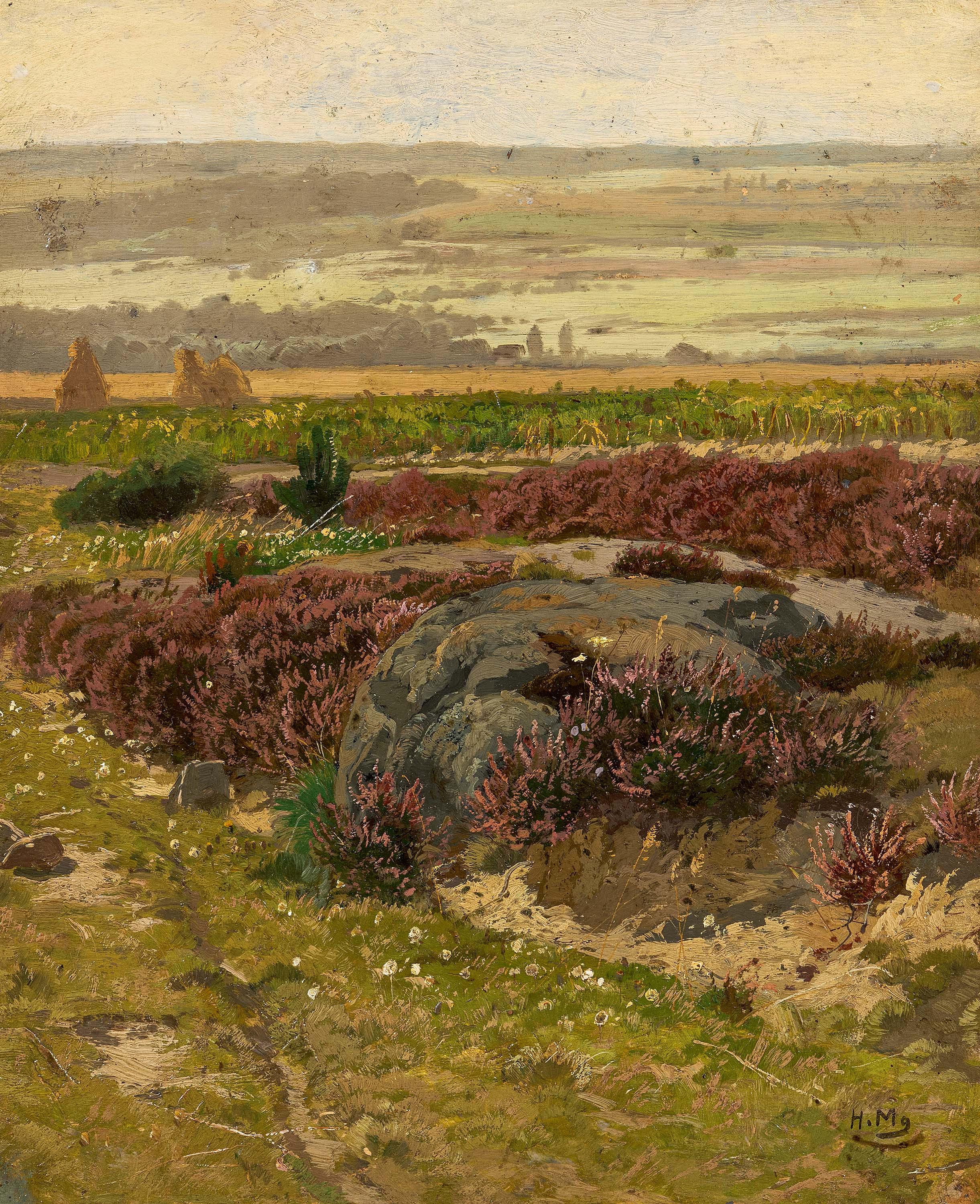 Hugo Mühlig - Heidelandschaft.