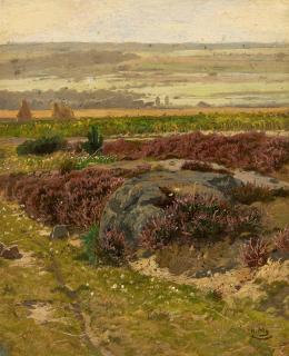 Hugo Mühlig - Heidelandschaft.