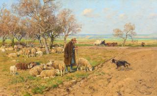 Hugo Mühlig - Vorfrühling in Hessen.