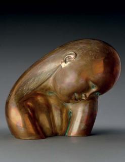 Hugo Robus - Head of a Young Woman