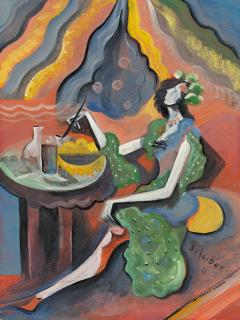 Hugo Scheiber - VarietétänzerinAnne