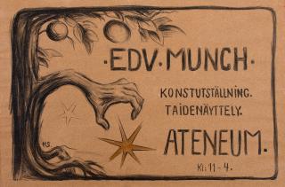 Hugo Simberg - Exhibition Poster - Edvard Munch.